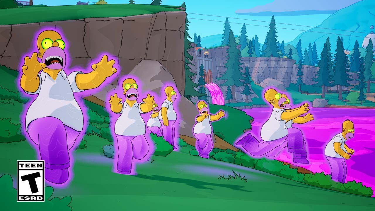 New Homer Clones & Embiggened Mythic Weapons in Fortnite!
