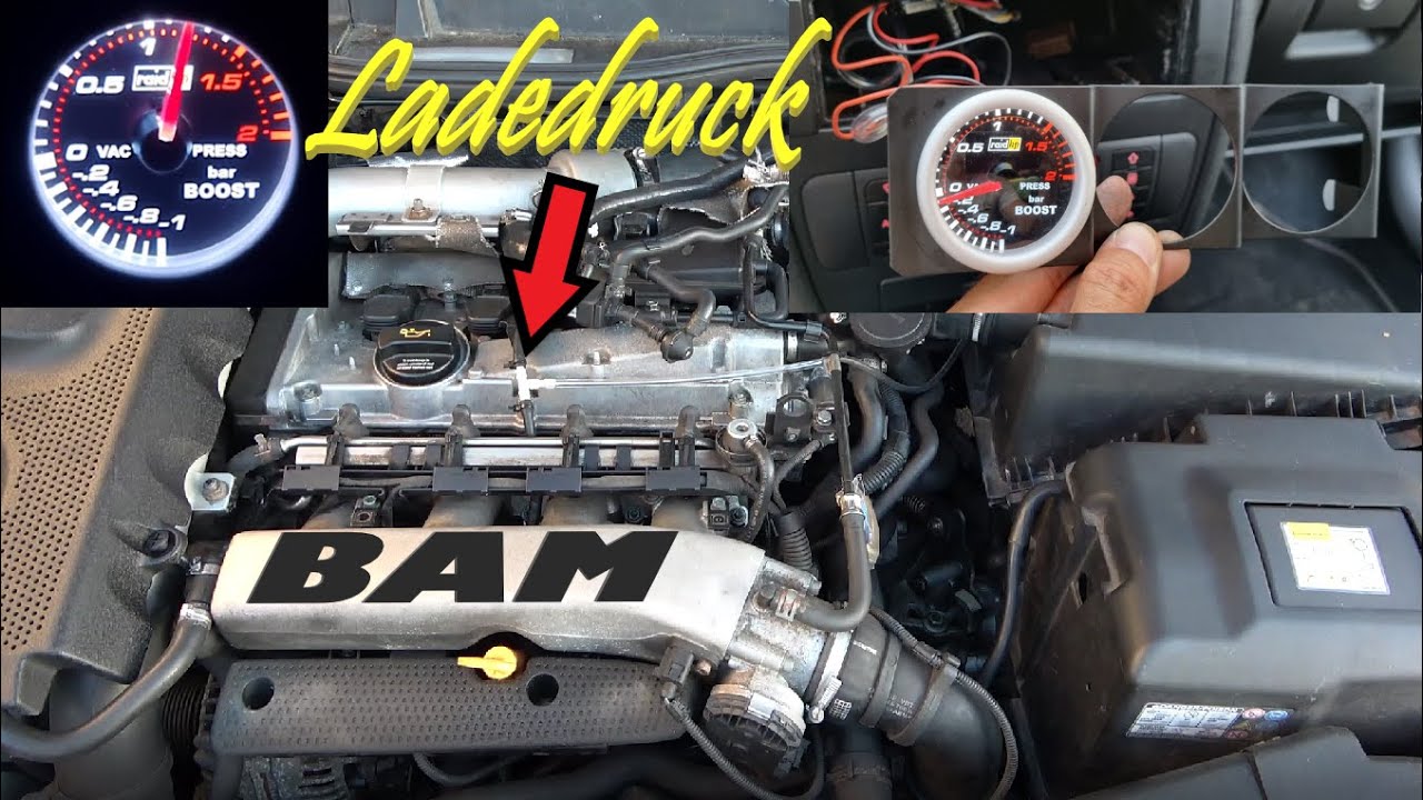 Einbau Ladedruckanzeige 1.8T Motor im Seat Leon Cupra R