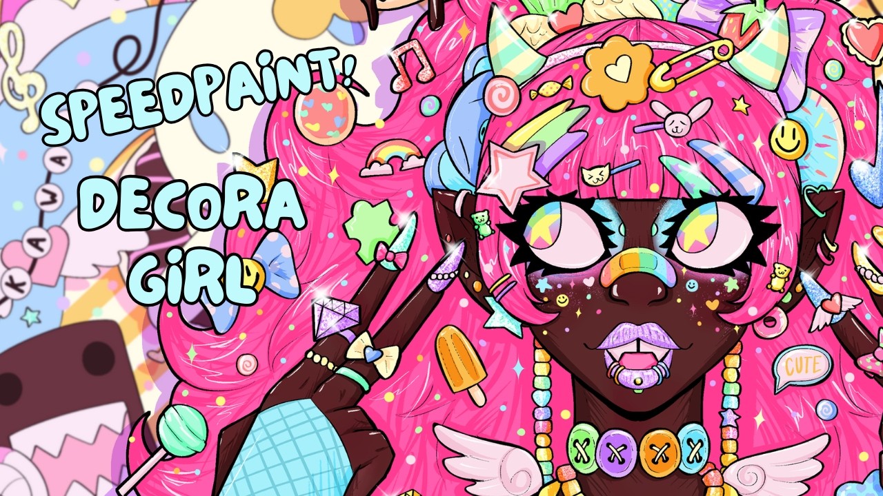 SPEEDPAINT! | Kawaii Love Decora Girl