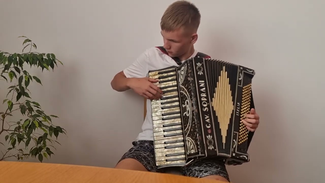 Siedzę pół nocy w okienku /walczyk/- akordeon Cav Soprani 120
