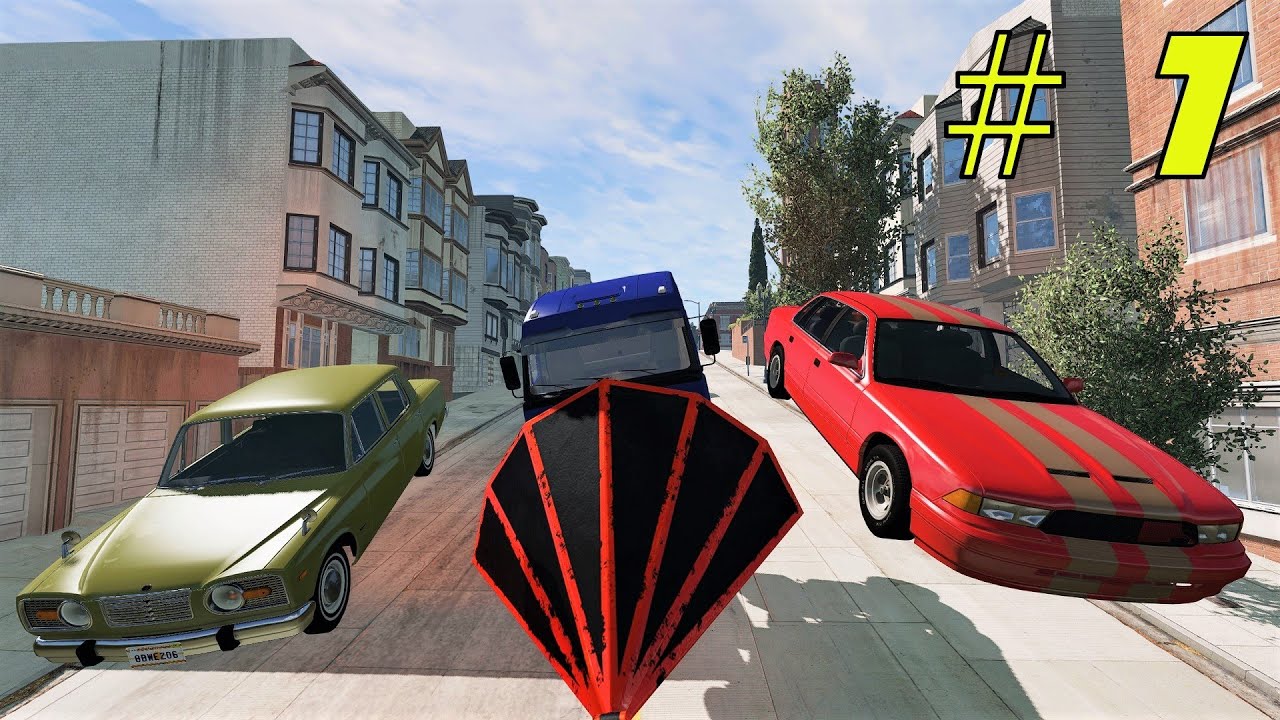 Crazy Truck Rampage #7 - BeamNG Drive game