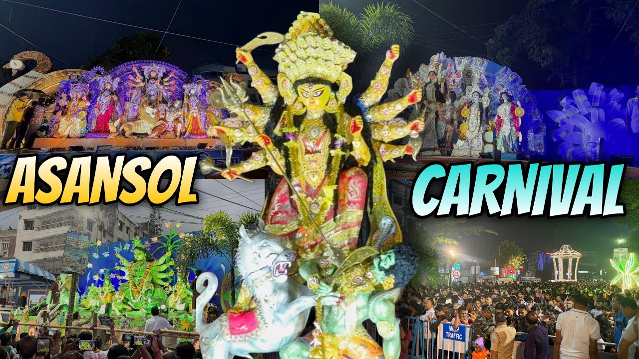 Asansol Durga Puja Carnival 2025 | Asansol Carnival 2025 | Durga Puja Carnival 2025 Asansol Vibes