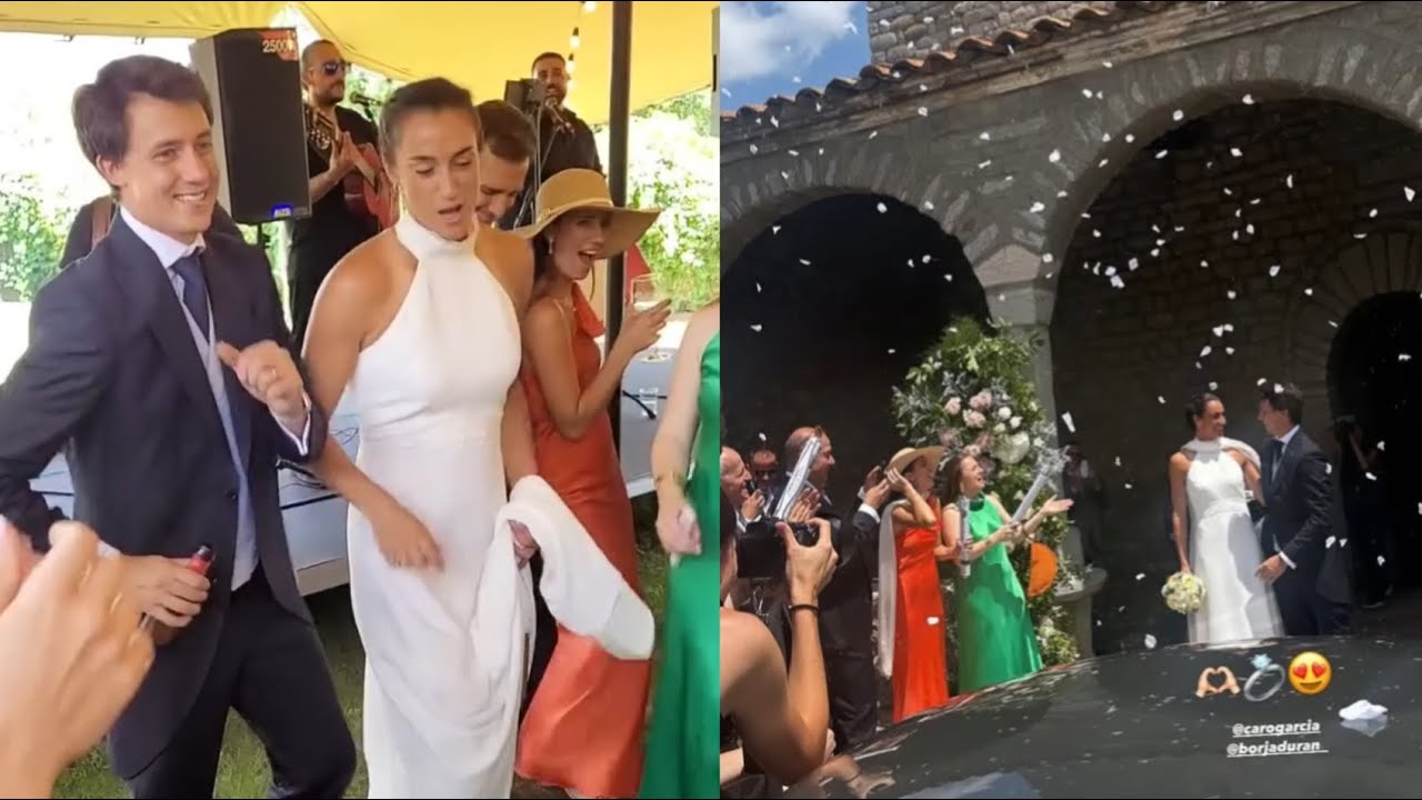 WTA 2025 - Caroline Garcia got married this Saturday in Spain to her partner Borja Duran