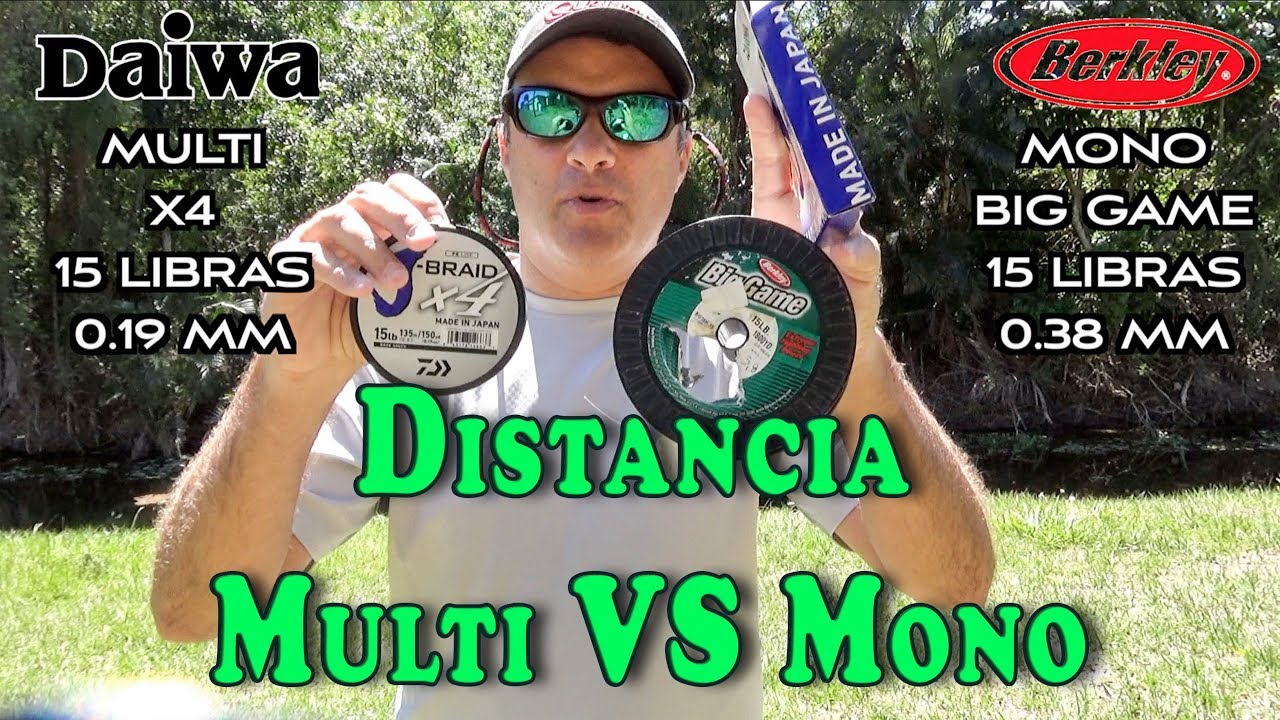 Baitcast con que linea lanzamos mas lejos MULTI O MONO !!!!!!!! - 📽 # 135