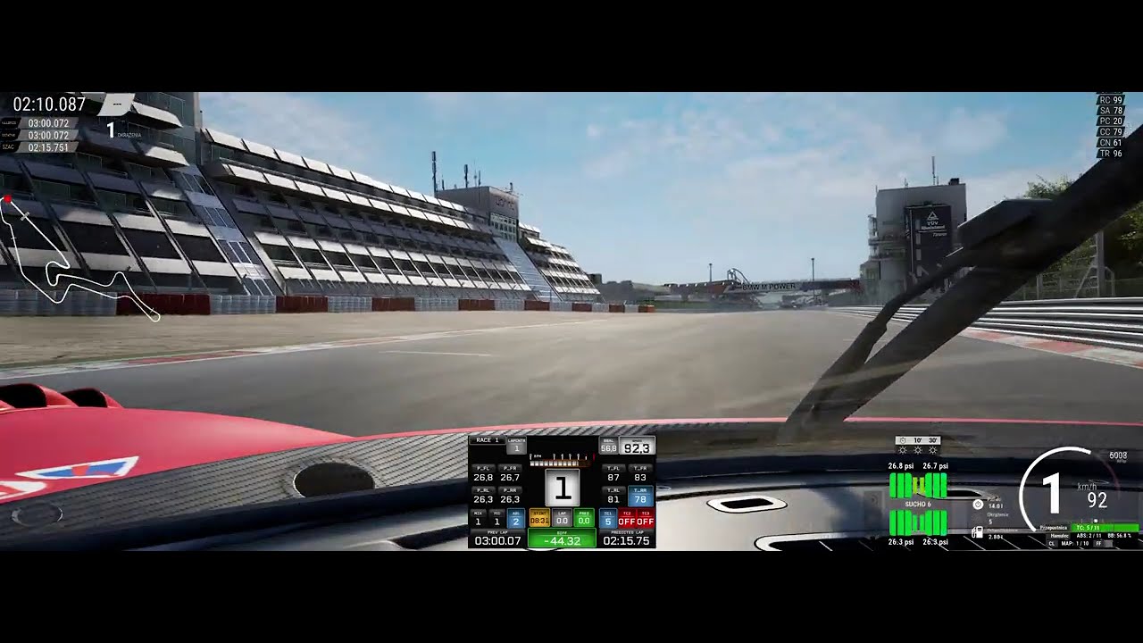 Assetto Corsa Competizione SETUP USTAWISZ PRAWIDŁOWY WIDOK