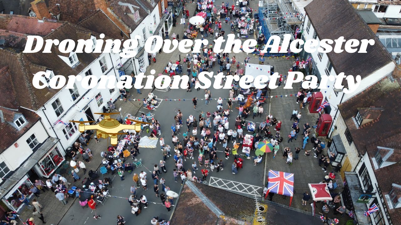 Droning Over The Alcester Coronation Street Party