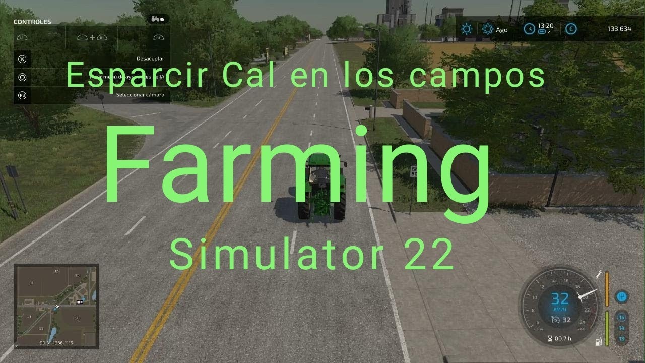 Farming Simulator 22 ¿Como esparcir cal en los campos?.