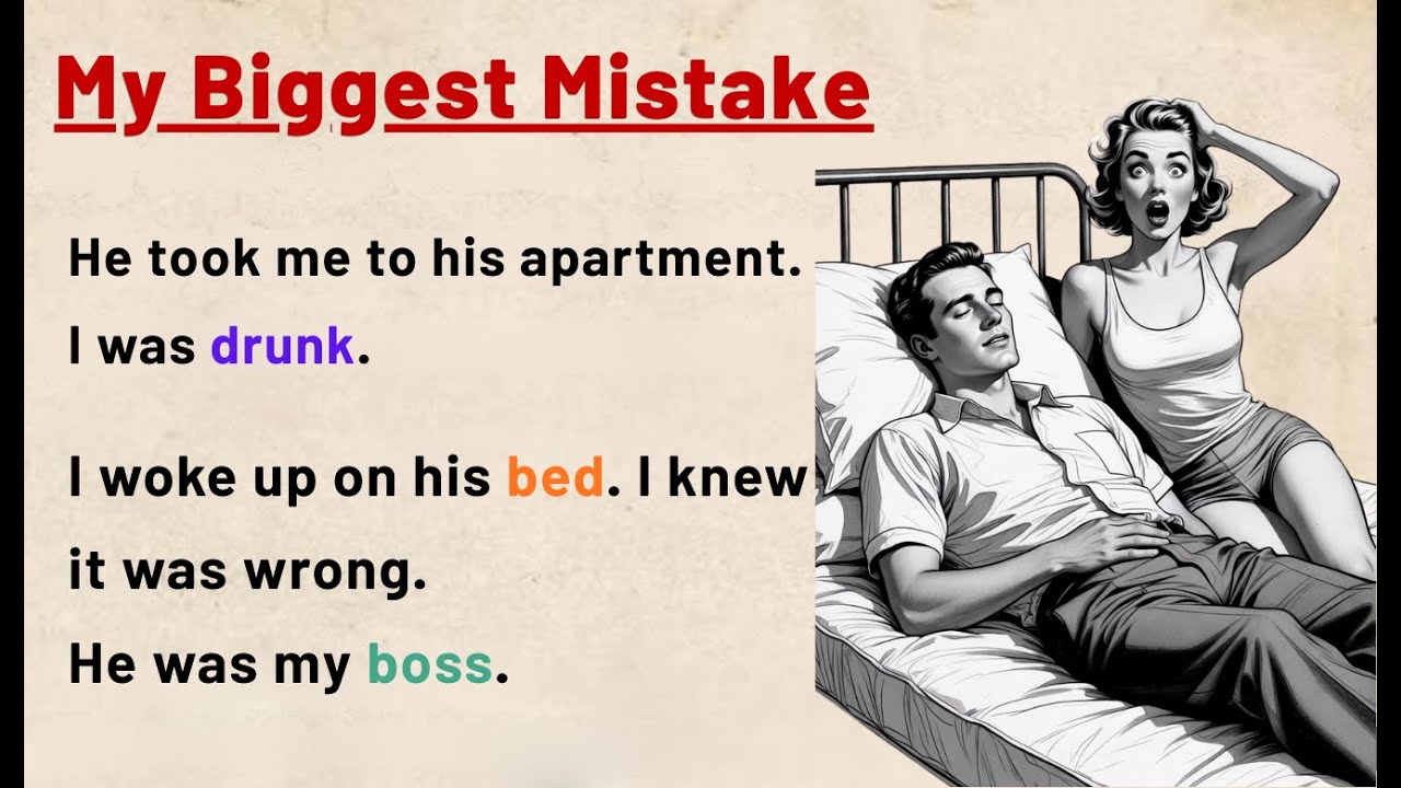 My Big Mistake ⭐  Easy English Listening &ndash; Simple Emotional Story | Beginner