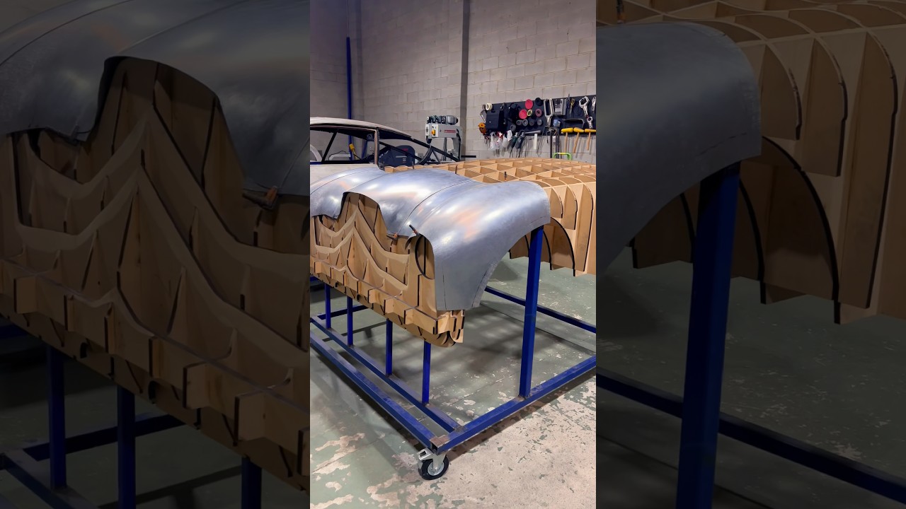 Shaping a Aston Martin #metalshaping #astonmartin