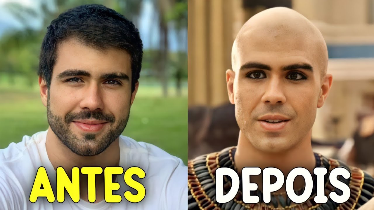 ANTES e DEPOIS dos ATORES de 