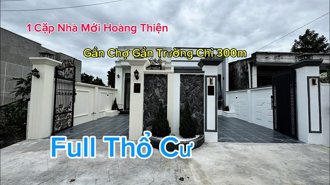 (Ms93)2 Sự Lựa Chọn/ 1 Cặp Nhà Mới Full Thổ/ Gần Trường Gần Chợ Chỉ 300m/ Khu Dân Cư/Chỉ 1Tỷ689tr TL