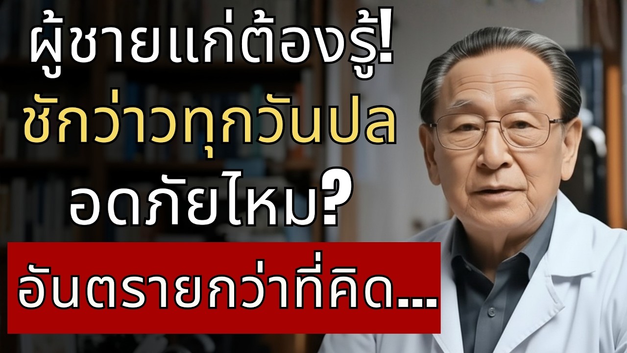 ผู้ชายแก่ต้องรู้! ชักว่าวทุกวันอันตรายไหม? หมอ 20 ปีบอกความจริงที่ไม่มีใครกล้าพูด...