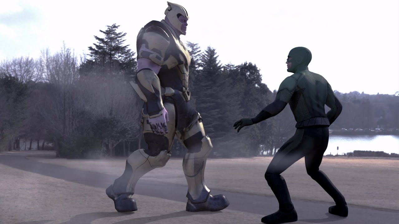 Thanos Return / Thanos vs Greenman / Marvel Studios -  Endgame, Part 1