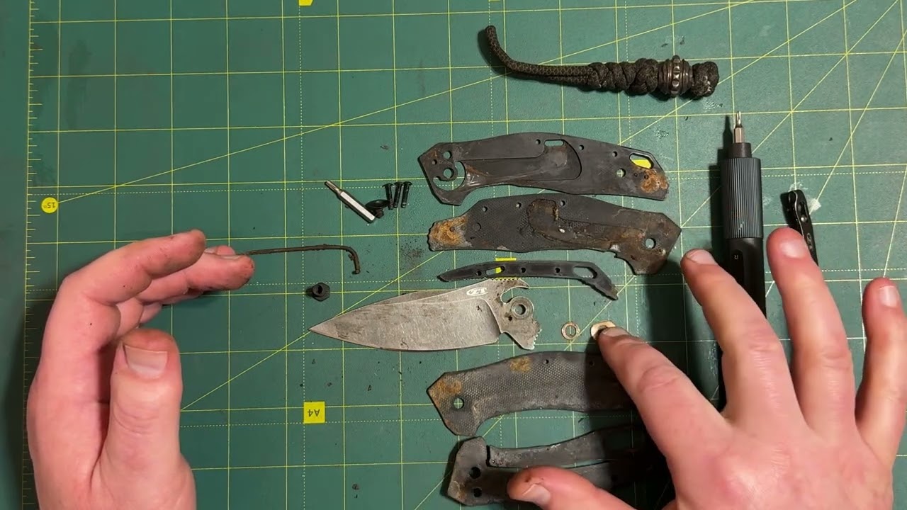 Знайшовся загублений ніж ZT 0357. Рік пролежав у землі. Що з ножем. 