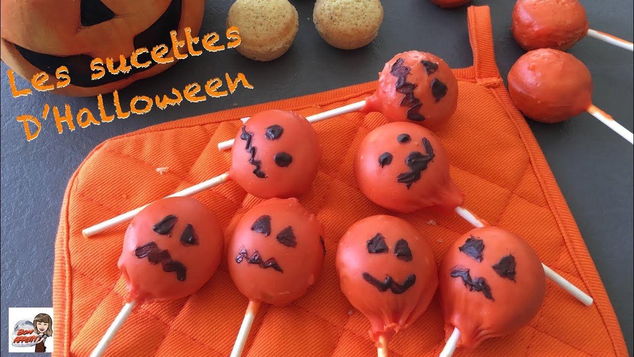 🎃RECETTE DES SUCETTES D'HALLOWEEN🎃