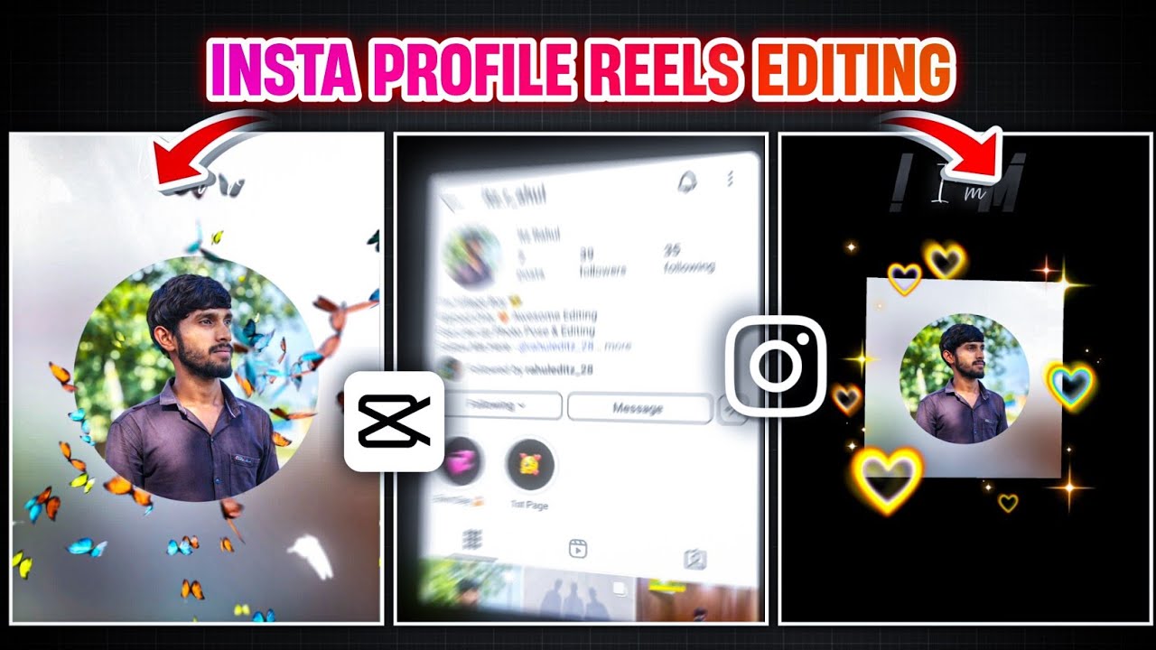 New Trending Instagram Profile Lyrics Video Editing In Capcut | Capcut Profile Lyrics Video Editing