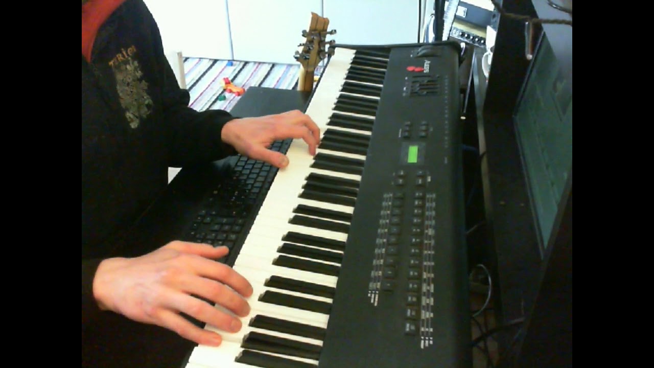 Piano test Alesis QS8 - Greensleeves
