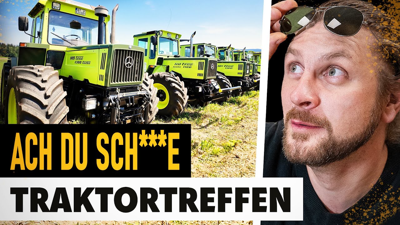 Auf dem Traktortreffen - Oldtimer und dicke MB Tracs