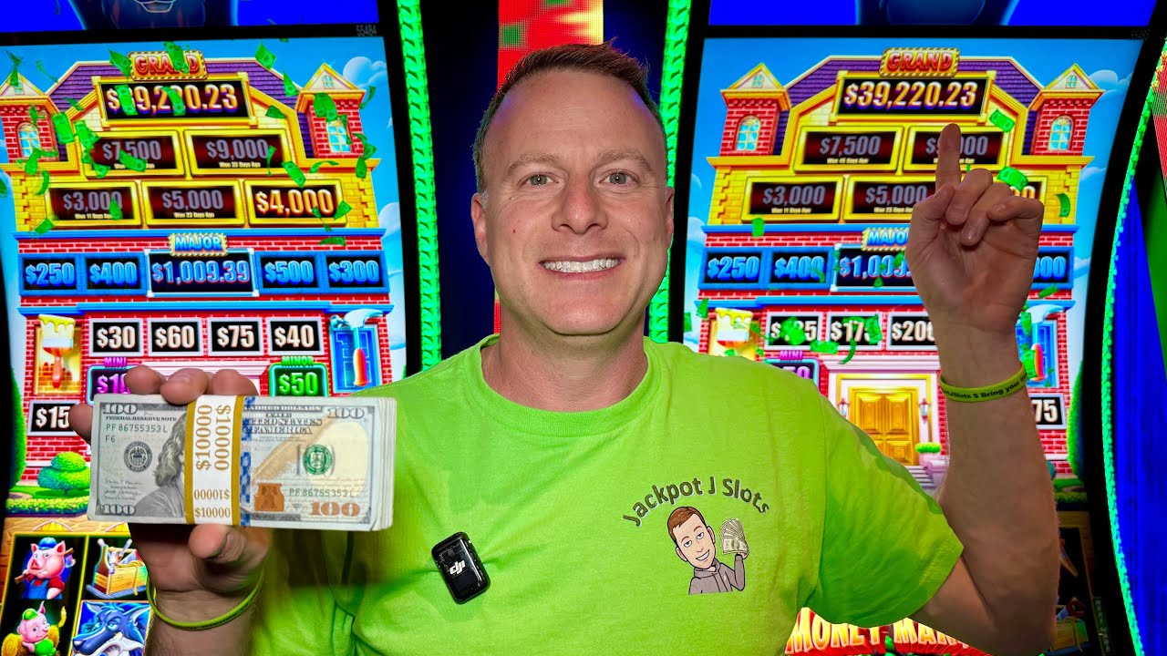 Full Screen Jackpot On Huff N' Puff Blows Me Away!