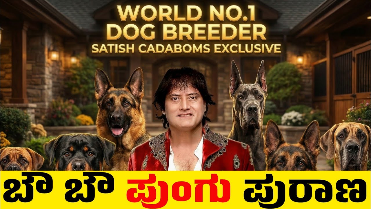 Dog Breeder Satish Cadaboms Exclusive 🐶🔥 | Inside the Legacy of India&rsquo;s Top Canine Maestro #dog