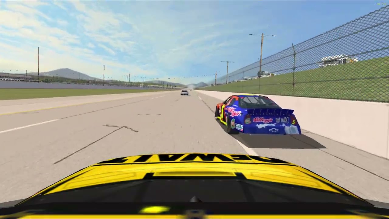 NR2003 Pack Racing Blowover