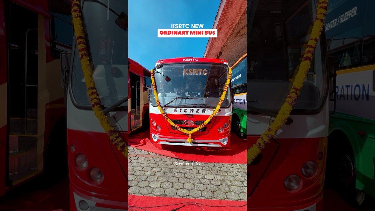 KSRTC New Ordinary Mini bus 😍ksrtc യുടെ തലയെടുപ്പുള്ള &lsquo;കുട്ടിക്കൊമ്പനെ നിങ്ങൾ കണ്ടോ?#shorts #ksrtc