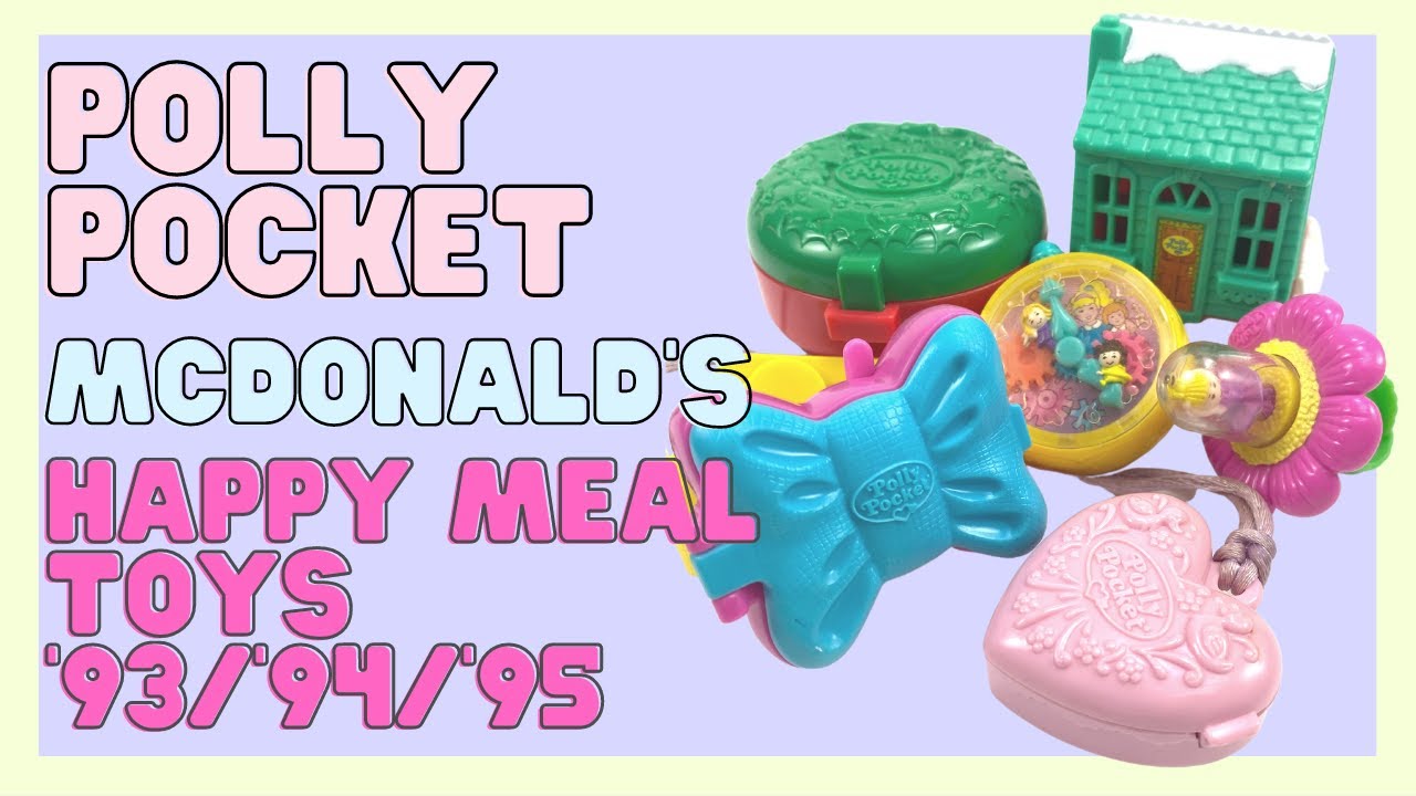 TOY TOUR: Polly Pocket McDonald's Happy Meal Toys | Vintage Polly Pocket Collection
