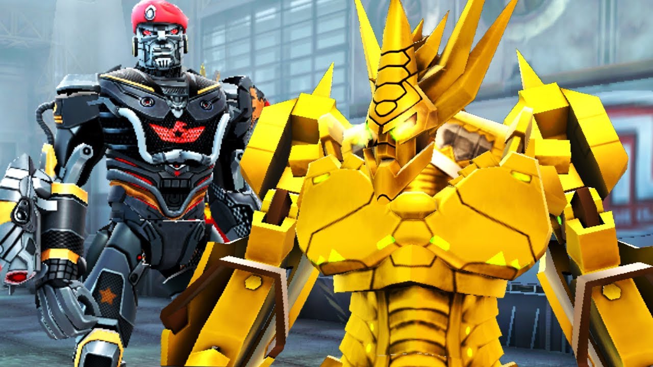 RED BERET vs DRAGO GOLD & DREADLORD | Real Steel WRB - Android Gameplay