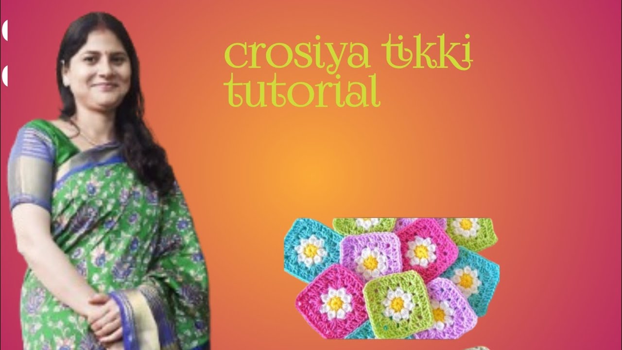 Sangeeta Craft & Creation is live crosiya tikki pattrn tutorial