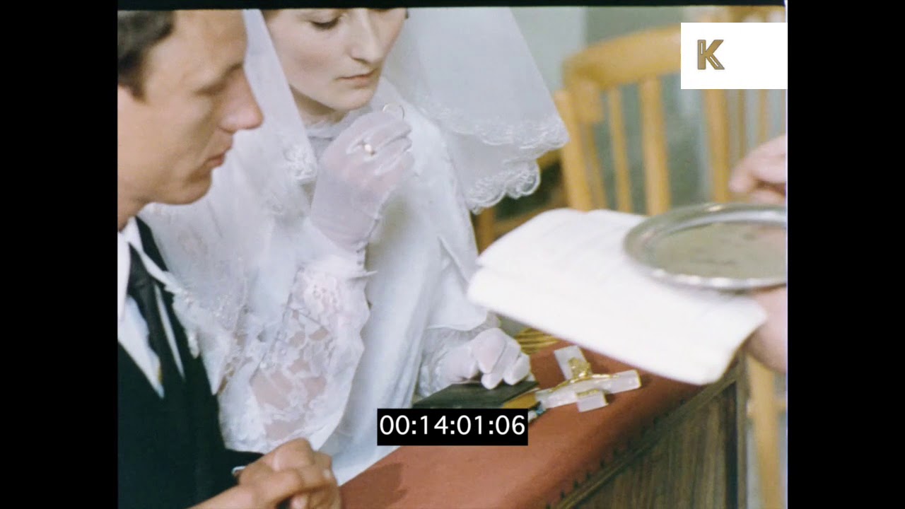 Wedding Celebrations in 1970s Hungary, Eastern Europe, HD