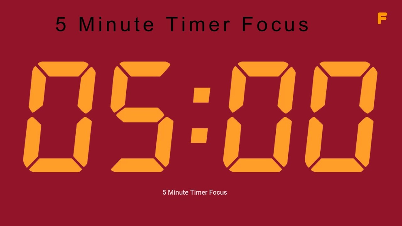5 Minute Timer Focus