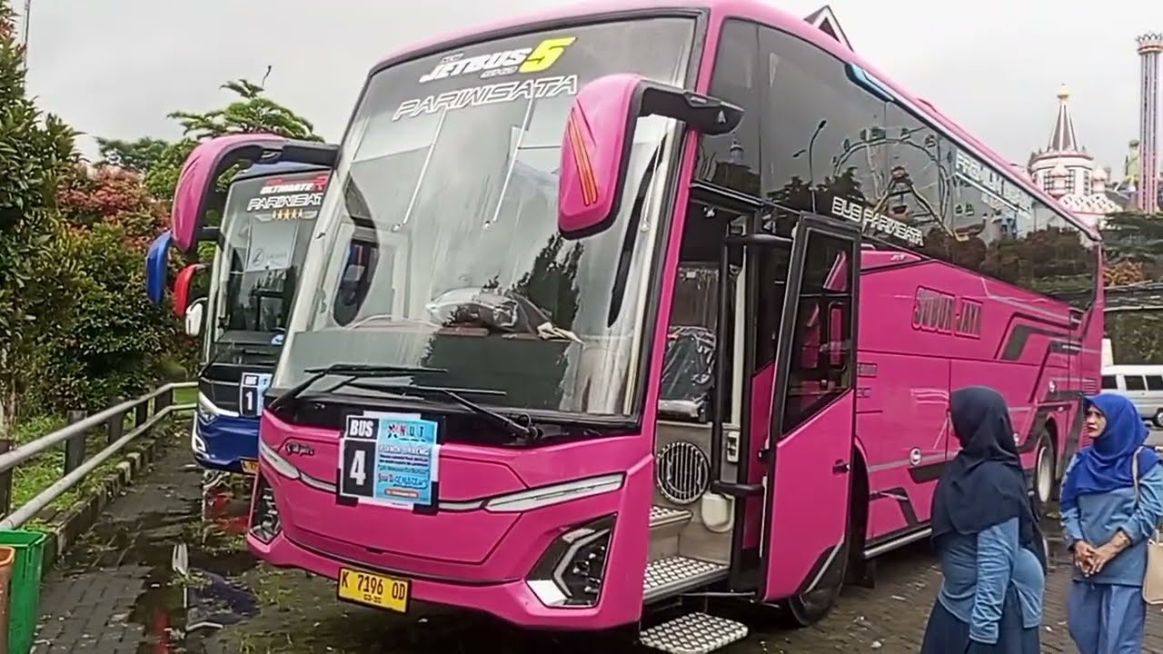 Hunting bus Terminal wisata Gedong Songo situasi