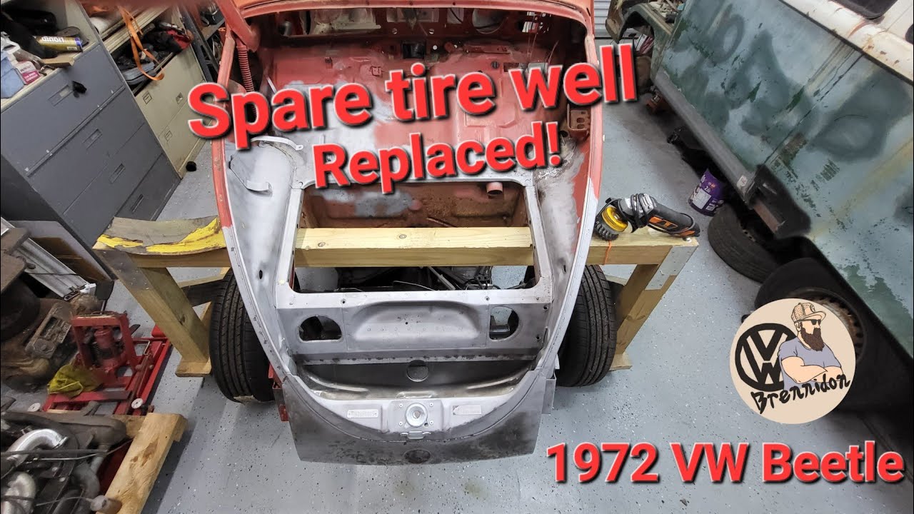1972 VW Beetle | Spare tire well replaced