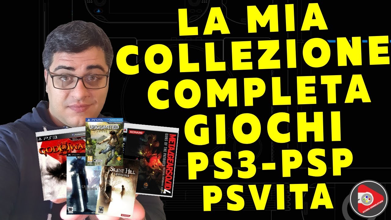 LA MIA COLLEZIONE COMPLETA GIOCHI SONY PLAYSTATION [PS3 - PS4 - PSP - PSVITA] - ITA