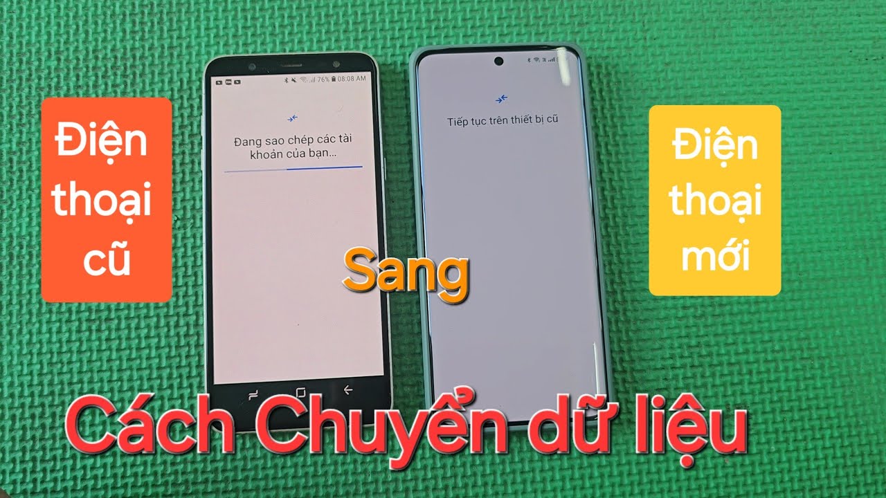 Cách Chuyển dữ liệu từ Điện Thoại cũ sang điện thoại mới | Nhatvlog