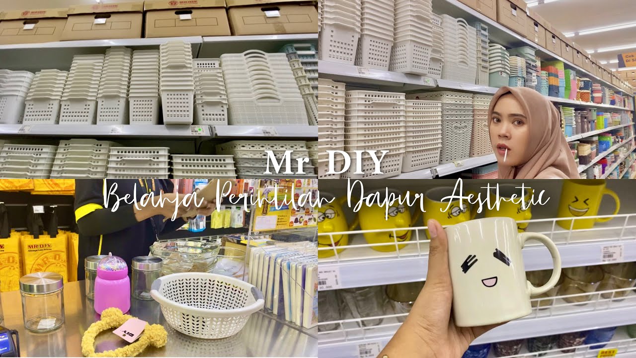BELANJA PERALATAN DAPUR AESTHETIC DI Mr DIY ✨