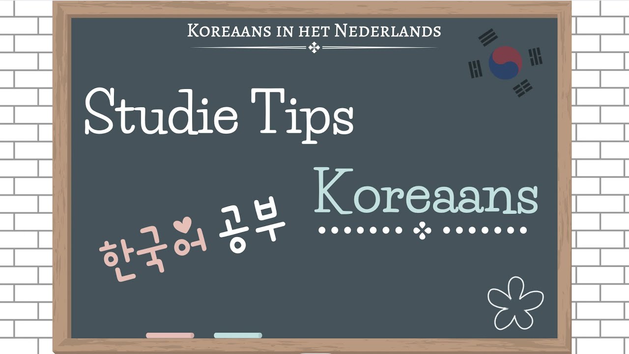 Studie Tips [한국어] ~ Hoe Koreaans studeren?