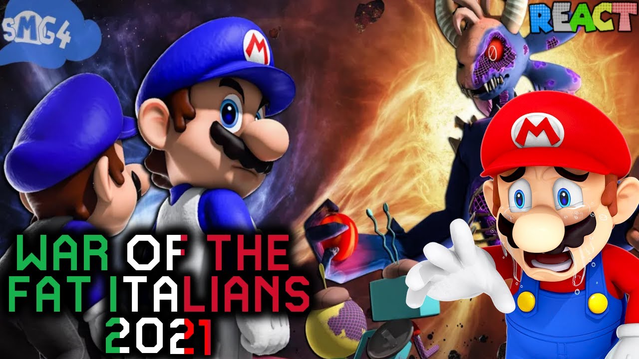 WAR OF THE FAT ITALIANS 2021 - (SADDEST SMG4 VIDEO) +THE WHOLE GENESIS ARC - LUIGIKID REACTS TO SMG4
