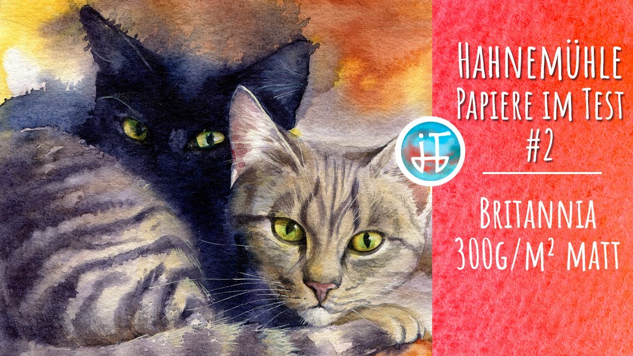Der große Hahnemühle Aquarellpapier Test #: Britannia 300g matt