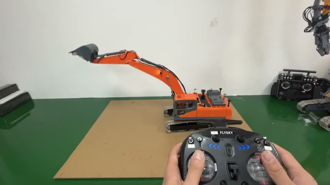 TOUCAN RC HOBBY LESU 1/14 Metal Excavadora de Control Remoto Aoue DX350LC RC Excavadora TH25543