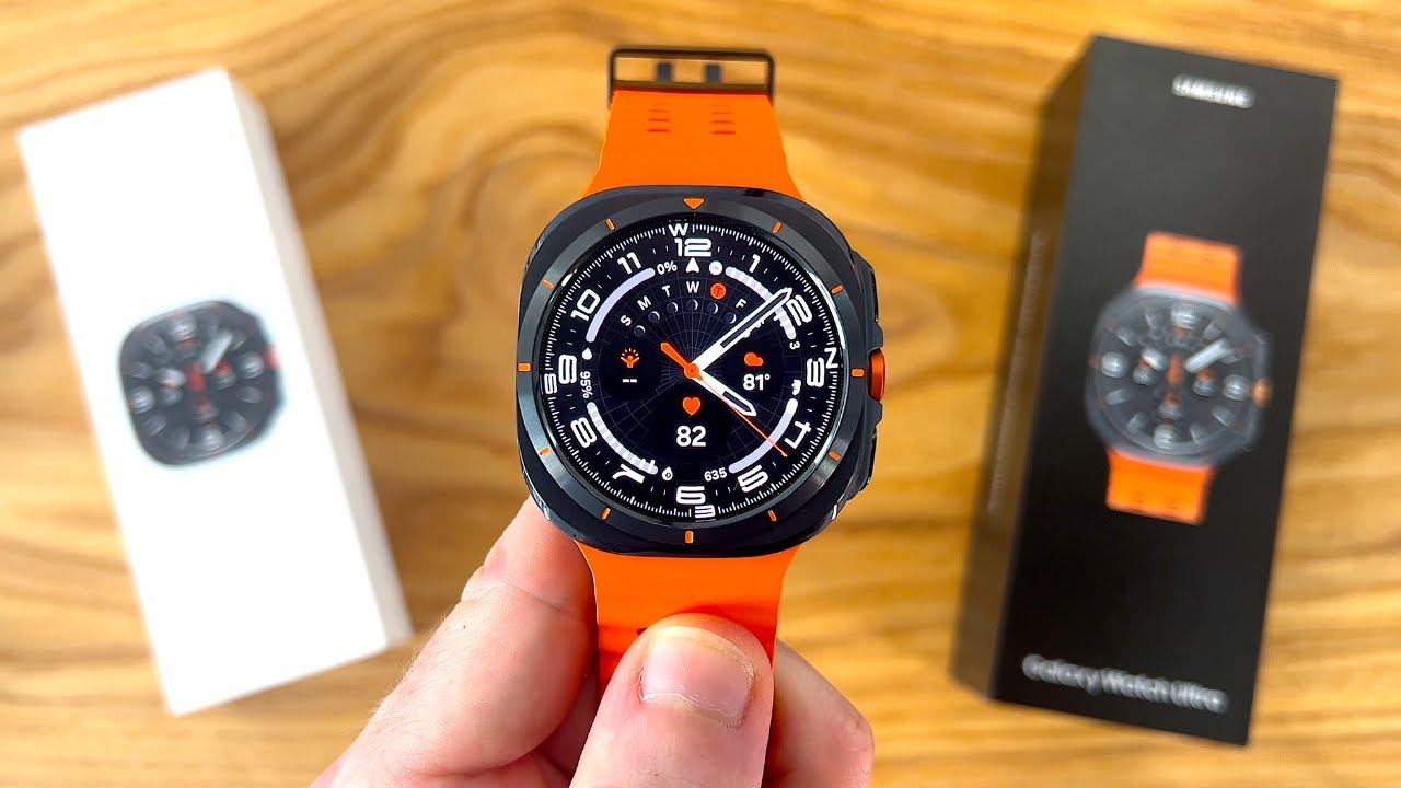 Распаковка и первые впечатления от Samsung Galaxy Watch Ultra!