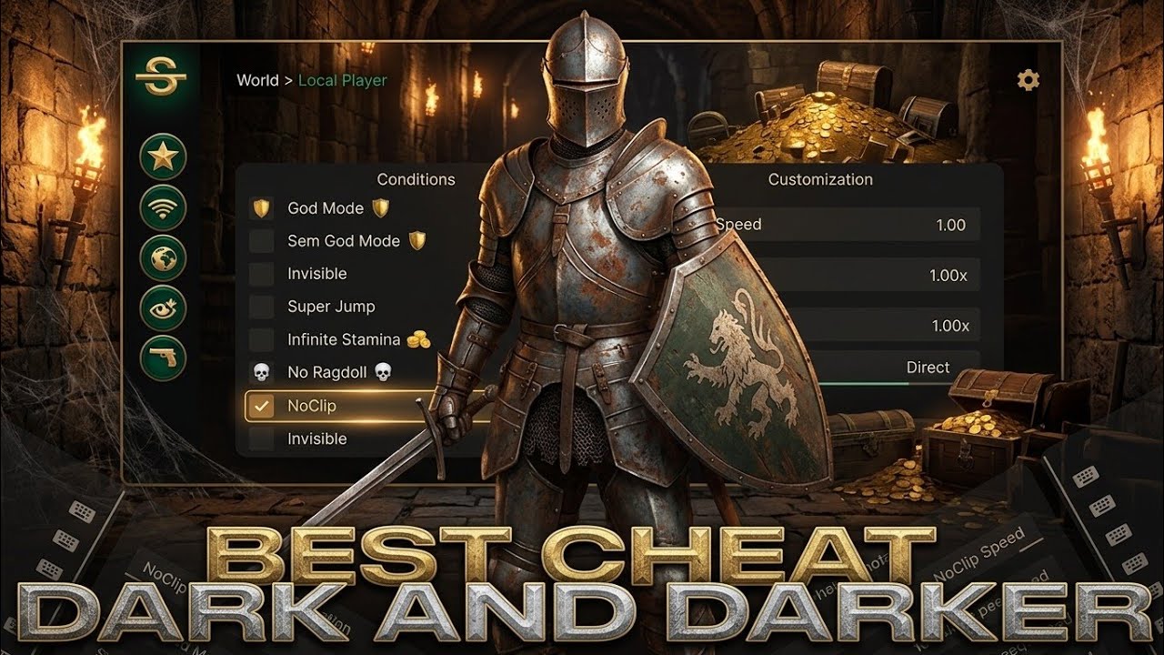 NEWEST Dark And Darker Cheat Menu 2026 / Skeleton ESP + Item ESP + Trap Detector / Working Free Tool