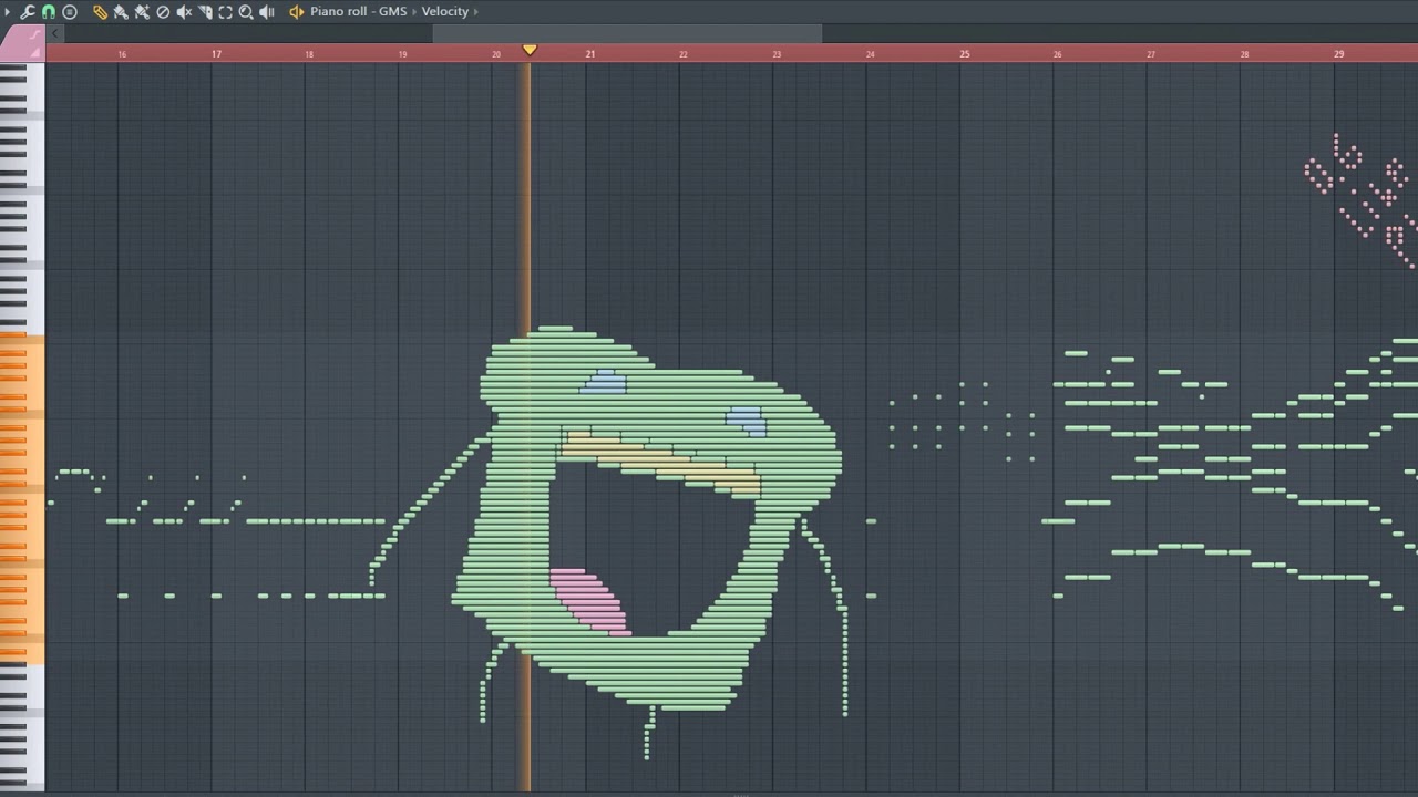 What OMFG Sounds Like - MIDI Art