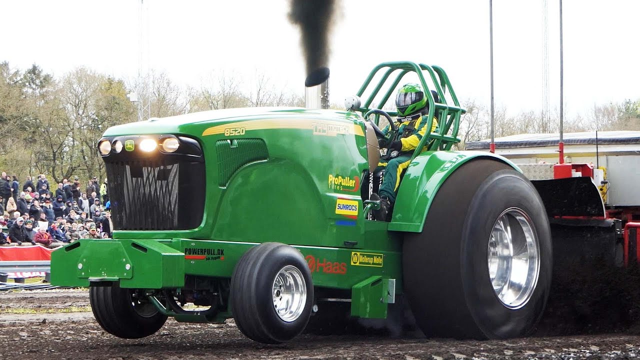 Thymotech 2 - Prostock Tractor Puller at 1. DM 2023 in Tractor Pulling at Brande Pulling Arena