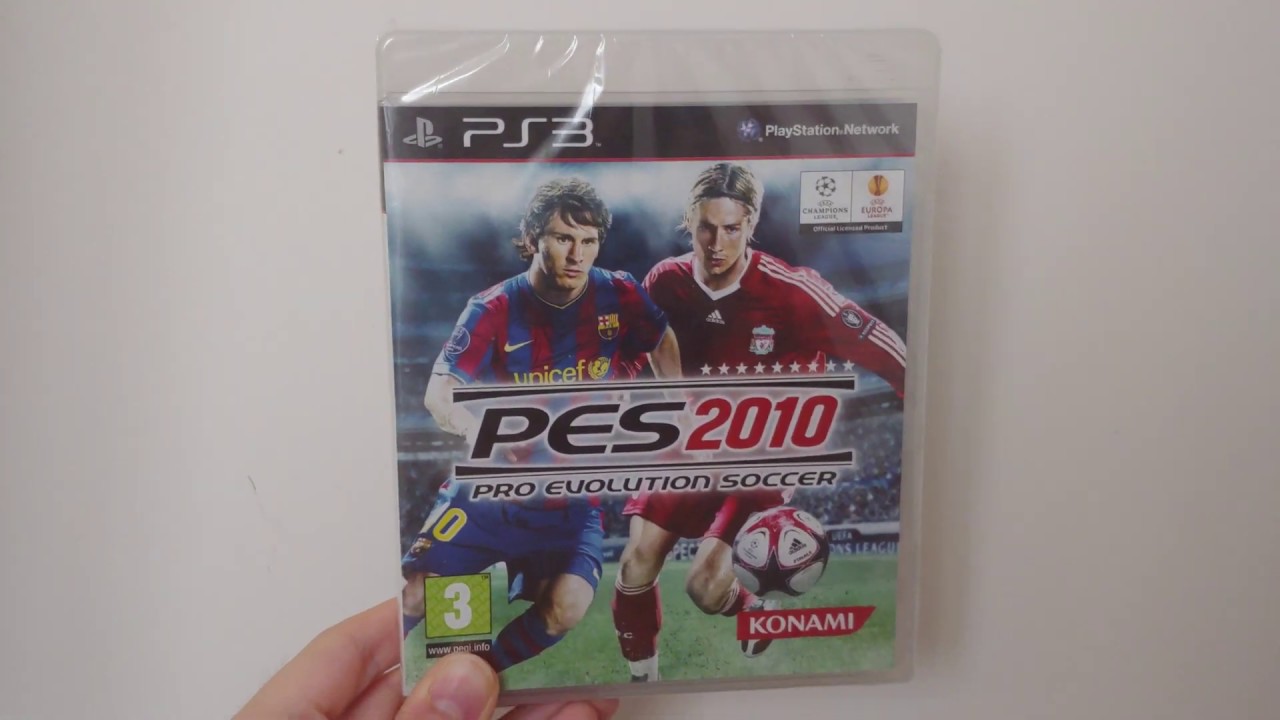 PES 2010 - PS3 - UNBOXING