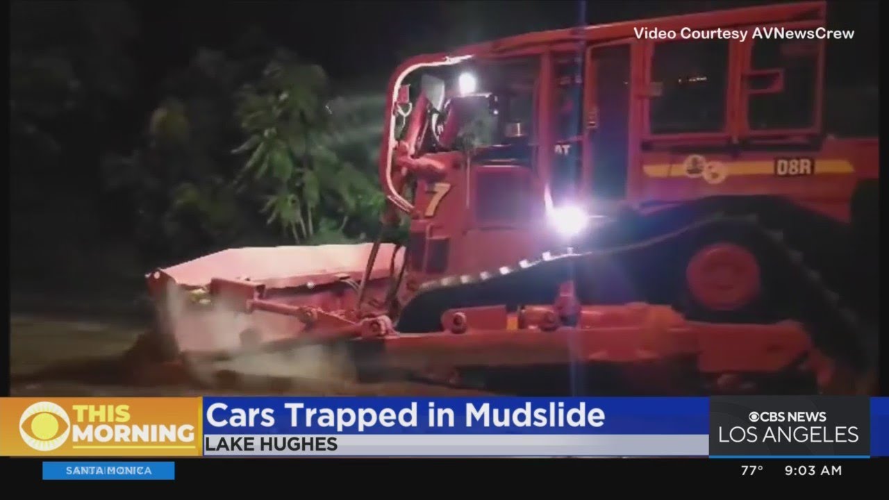 Roads remain closed after 50 people rescued from Lake Hughes mudslide