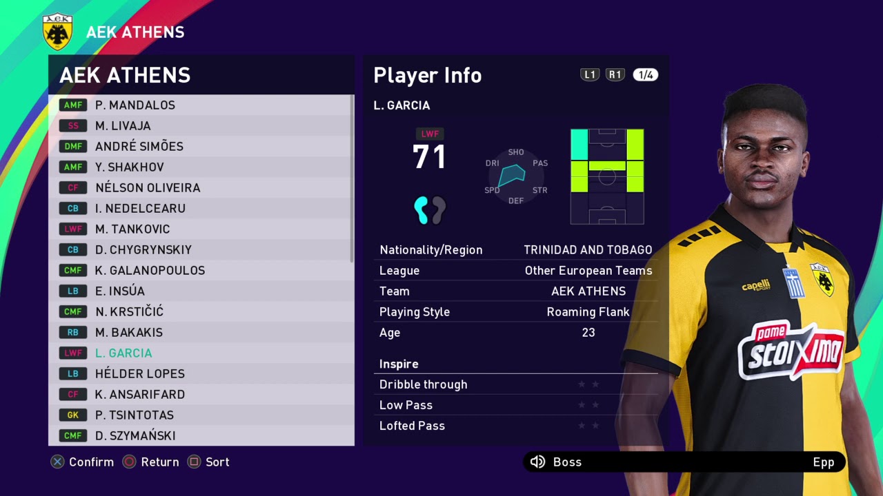 eFootball PES 2021 AEK ATHENS B. COPY