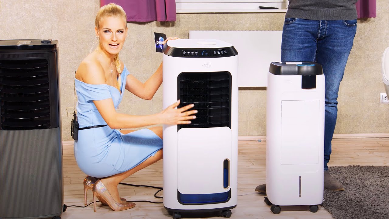 Anne-Kathrin Kosch zeigt zum Saisonstart die besten Luftkühler und Fenster-Putzroboter ⁨@PEARL TV