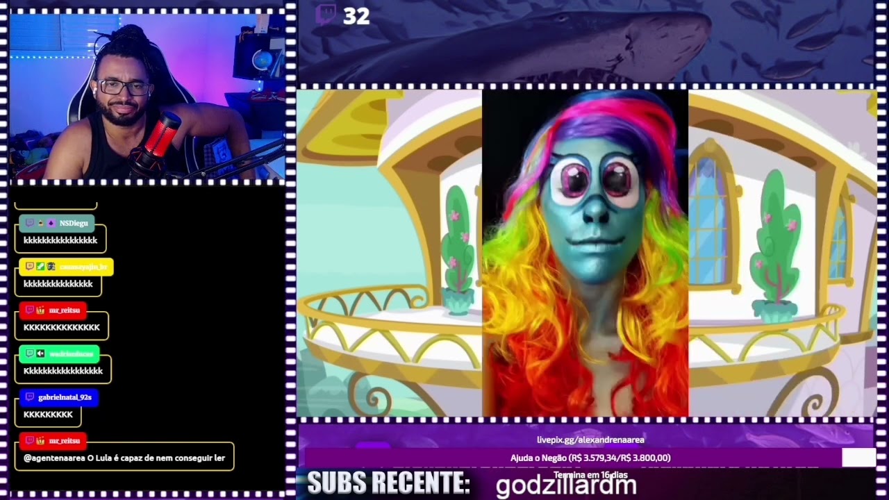 Alexandre se traumatizando com a fandom do Mlp 🤮