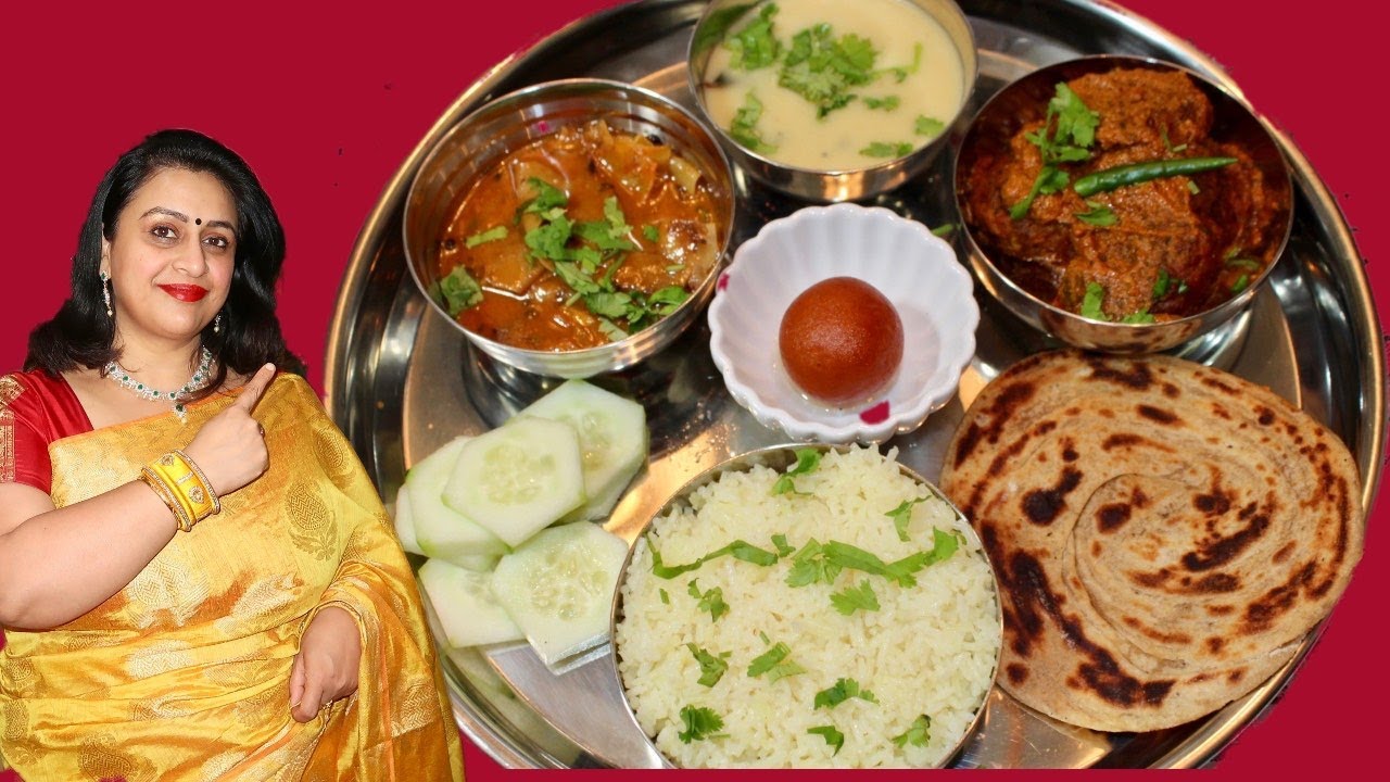 Instant Thali For Lockdown Days With Basic Ingredients | Veg  Thali | Simple Living Wise Thinking